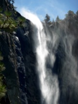 A veil-like waterfall.